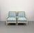 Contemporary Vintage Coastal Spindle Lounge Chairs - Pair For Sale - Image 3 of 6