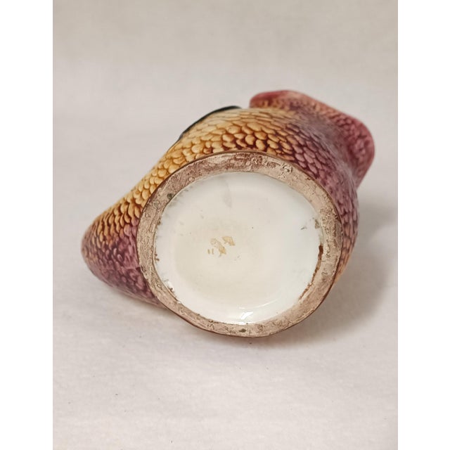 Ceramic Fish-Shaped Polychrome Ceramic Jug For Sale - Image 7 of 8