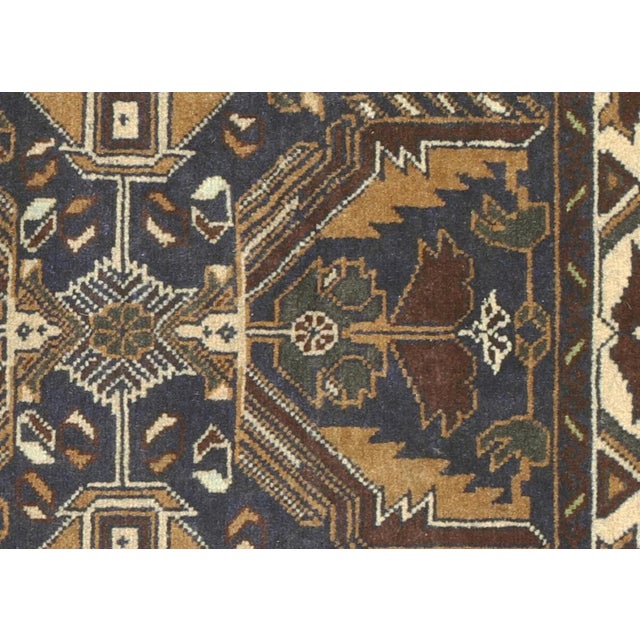 1970s Afghan Baluch Rug. Hand woven with wool on wool foundation by the Baluch tribes in Southern Afghanistan. Baluch...