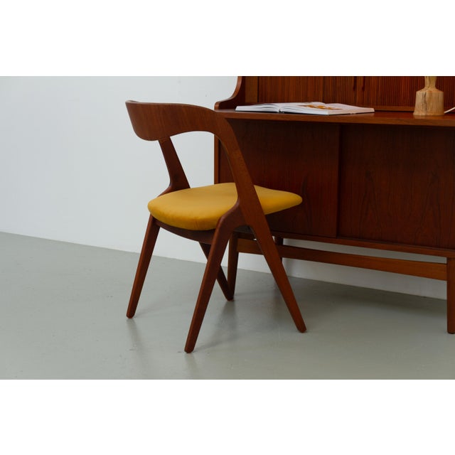 Johannes Andersen Danish Teak Sonja Side Chair by Johannes Andersen for Vamo, 1960s. For Sale - Image 4 of 18