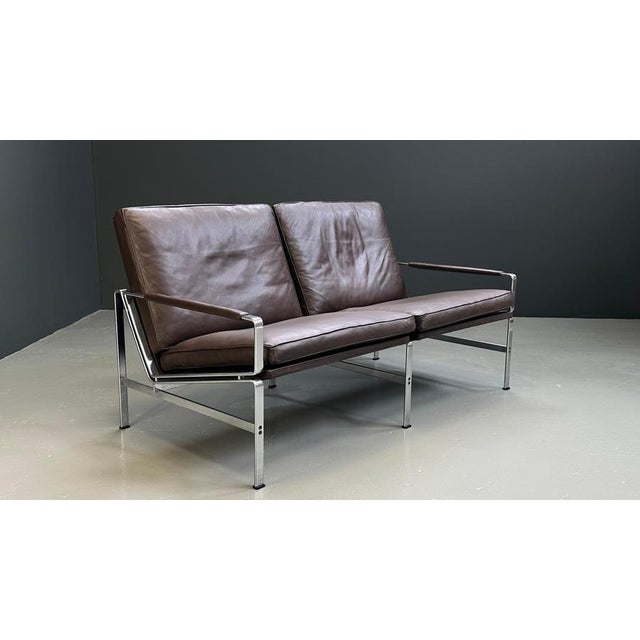 Danish FK 6720 Sofa Set by Preben Fabricius & Jørgen Kastholm for Kill International, 1960s, Set of 2 For Sale - Image 6 of 14