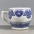 Ceramic Vintage Blue & White Porcelain Teacup With Handle – Hand-Painted Floral Motif For Sale - Image 7 of 9