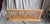 Mid-Century German Wall-Mounted Coat Rack with Walnut Wood Frame, Brass Hooks and Wicker Hat Shelf, 1960s For Sale - Image 4 of 6