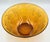 1960s 1960s Indiana Sandwich Glass Tiara Amber Round Serving Bowl 10" For Sale - Image 5 of 5