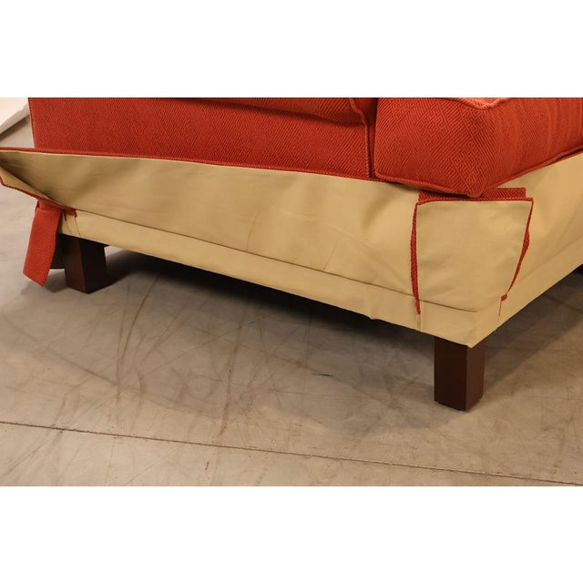 Miles Talbott Left-Facing Custom Upholstered Sectional Sofa For Sale - Image 15 of 18