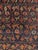 Brown Antique Bijar Carpet Oriental Carpet, Handmade, Navy, Red, Light Blue and Green For Sale - Image 8 of 18