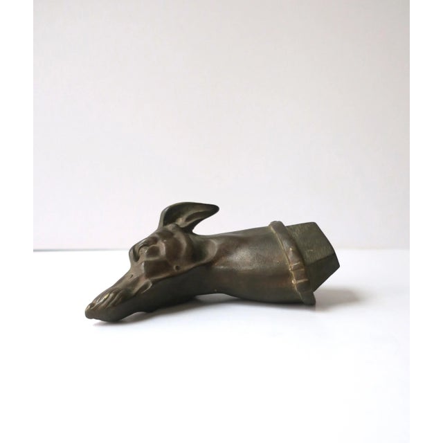 Bronze Dog Animal Sculpture Art Deco Period For Sale - Image 4 of 11