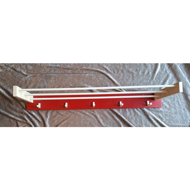 Vintage Wall-Mounted Coat Rack, 1970s For Sale - Image 3 of 7