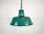 Industrial Green Enamel Pendant Lamp, 1960s For Sale - Image 13 of 13