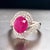 Natural Ruby Diamond Ring 14k Gold 6.32 TCW GIA Certified For Sale - Image 10 of 13