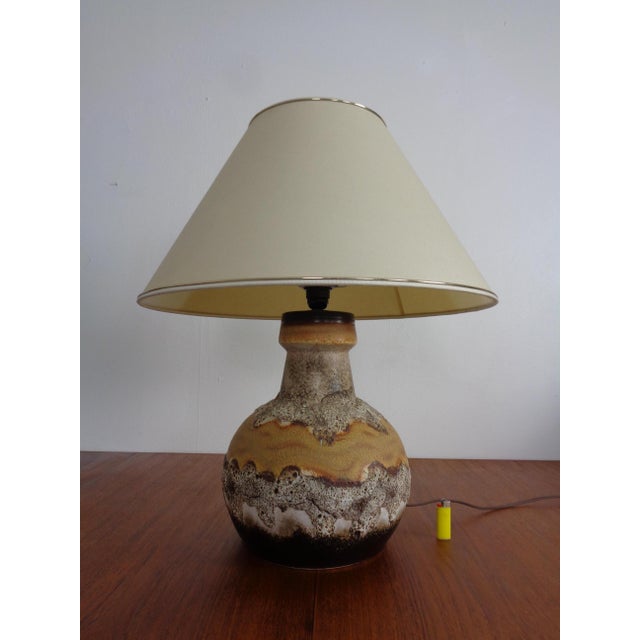 Lava Ceramic Floor Lamp, Germany, 1970s For Sale - Image 3 of 14