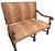 French Antique 19c French Carved Walnut & Tapestry Sofa Settee For Sale - Image 3 of 6