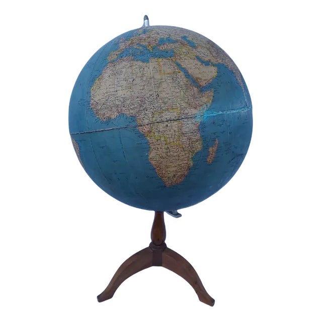 Terrestrial Globe by Antonio Vallardi For Sale