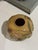 Antique Chinese Mustard Glazed Pottery Lotus & Crane Relief Vase / Ginger Jar For Sale - Image 11 of 16