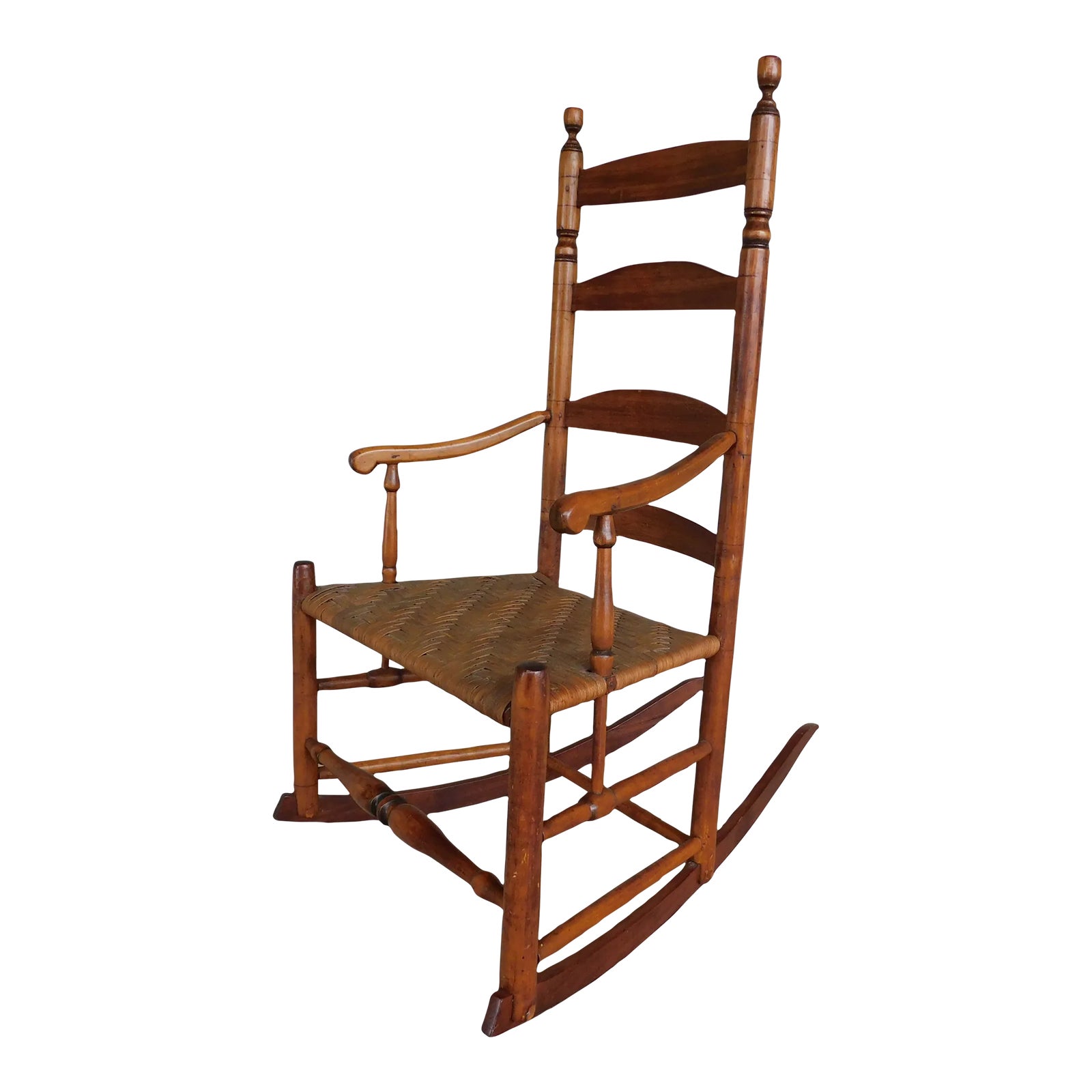 Antique 19th Century New England Shaker Maple Rocker | Chairish