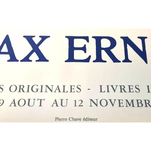 Max Ernst, Chave Gallery Poster on Arches, 1976, Paper For Sale - Image 4 of 5