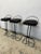 Postmodern Postmodern Italian Bar Stools, 1980s - Set of Three For Sale - Image 3 of 12