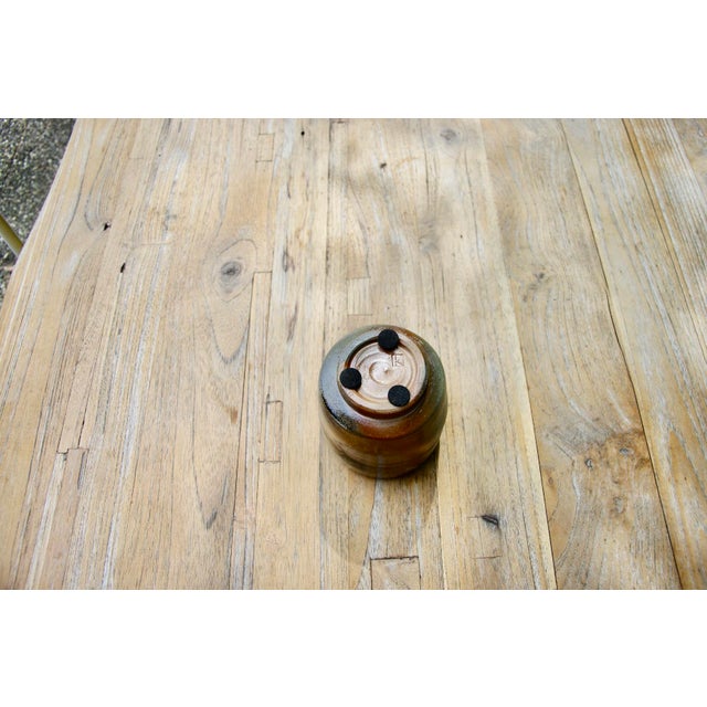Ceramic Small Anagama Vase by Horst Kerstan, 1995 For Sale - Image 7 of 10