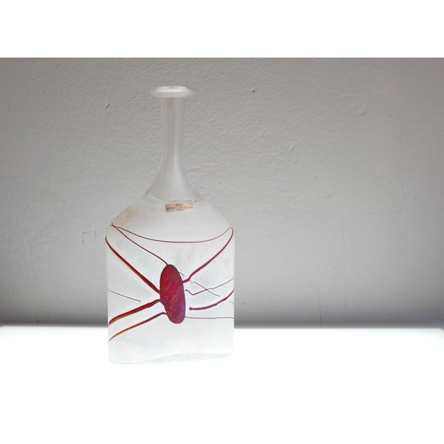 Swedish Vase by B. Vallien for Kosta Boda, 1980s For Sale - Image 9 of 12