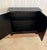 Hollywood Regency Black Lacquered Asian Painted 2-Door Chest / Cabinet For Sale - Image 3 of 4
