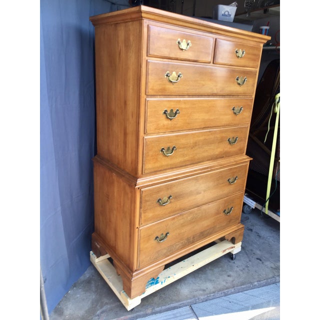 Ethan Allen Chest on Chest of Drawers, Circa. 1776 Chairish