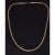 Top quality 14K yellow gold faceted flat curb chain necklace. This 18.5-inch designer chain features a refined flat curb...