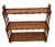 Gorgeous Antique Walnut Plate Shelf small Book Display Free standing or wall mount 26" X 7" Deep X 24" wide. ““Very Good...