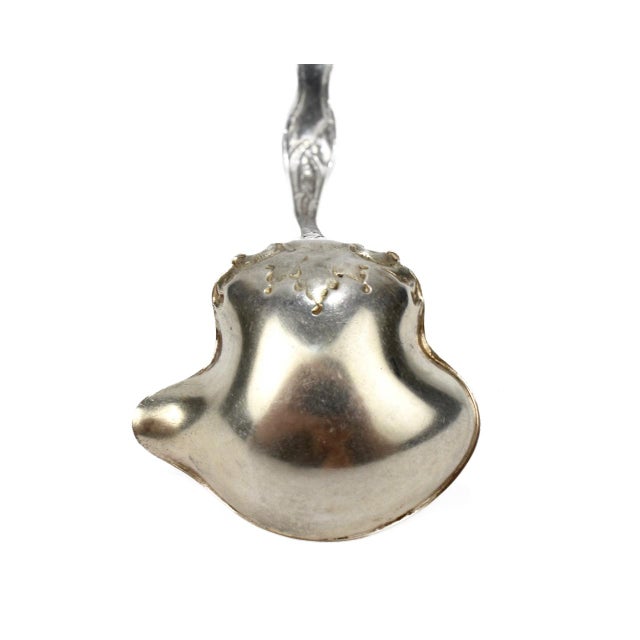 Antique Baker Manchester Daffodils Sterling Silver Sauce Ladle For Sale - Image 10 of 10