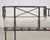 20th C. French Neoclassical Iron Tête-À-Tête Garden Bench For Sale - Image 15 of 18