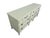 Vintage American of Martinsville Off-White Lacquered Triple Dresser With Original Brass Hardware For Sale - Image 14 of 17
