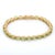 This is part of Chairish’s Fine Jewelry assortment. This Peridot Tennis Bracelet in 18K gold showcases 26 endlessly...