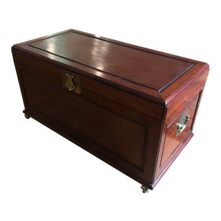 Chinese Cedar Storage Chest For Sale