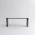Large black and green marble "Sunday" dining table - Jean-Baptiste Souletie Dimensions: 200 W x 50 D x 74.5 H cm...