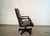 Animal Skin 2010’s Hancock & Moore Leather & Lacquer Executive Office Desk Chair For Sale - Image 7 of 12