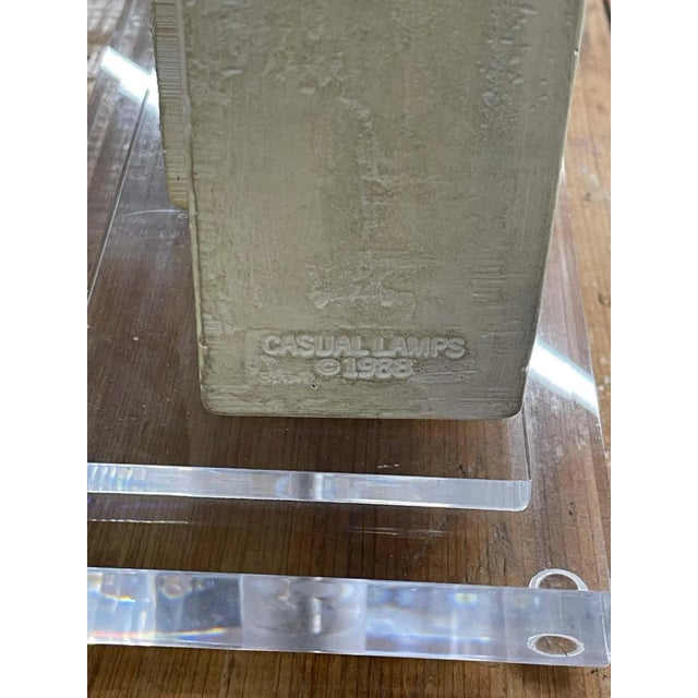 Architectural Lamp by Casual Lamps of California, 1988 For Sale - Image 9 of 13