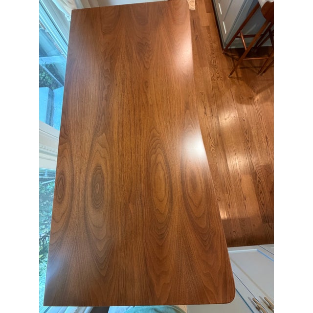 Wood 1960s Kent-Coffey Foreteller Mid-Century Modern Six-Drawer Highboy Dresser, Refinished For Sale - Image 7 of 12