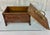 Wood Chic Vintage Large Faux Bamboo and Rattan Memory Keepsake Box With Decorative Brass Handle For Sale - Image 7 of 10