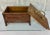 Wood Vintage Large Faux Bamboo and Rattan Memory Keepsake Box With Decorative Brass Handle For Sale - Image 7 of 10