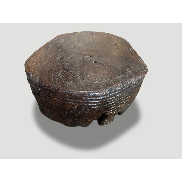 Contemporary Andrianna Shamaris Magnificent Century Old Teak Wood Coffee Table For Sale - Image 3 of 6