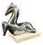 Fran Mar after Franz Marc, Resting Horse, 1970s, Ceramic Sculpture with Platinum Glaze For Sale