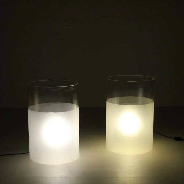 Fatua Lamps by Guido Rosati for Fontana Arte, 1970, Set of 2 For Sale - Image 11 of 13