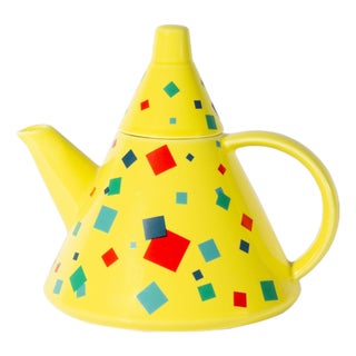 Toscany Collection Postmodern Ceramic Teapot For Sale