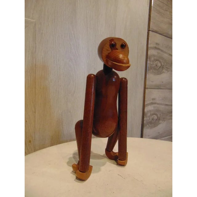 Vintage Teak Monkey by Kay Bojesen, 1960s For Sale - Image 6 of 9