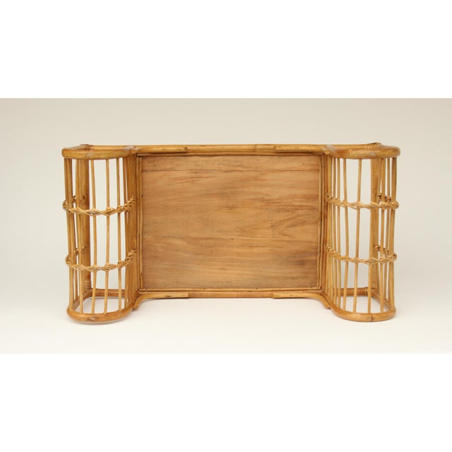 Rattan Bedside Table, 1950s For Sale - Image 6 of 13