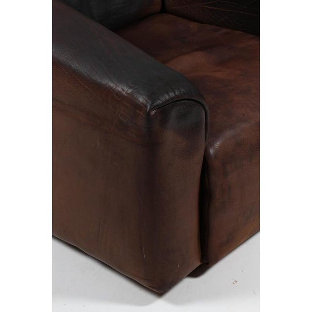 Vintage DS47 Lounge Chair in Patinated Leather from de Sede For Sale - Image 6 of 9