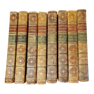 The Quarterly Review, 1812-1822 8 Vol. Half Calf For Sale