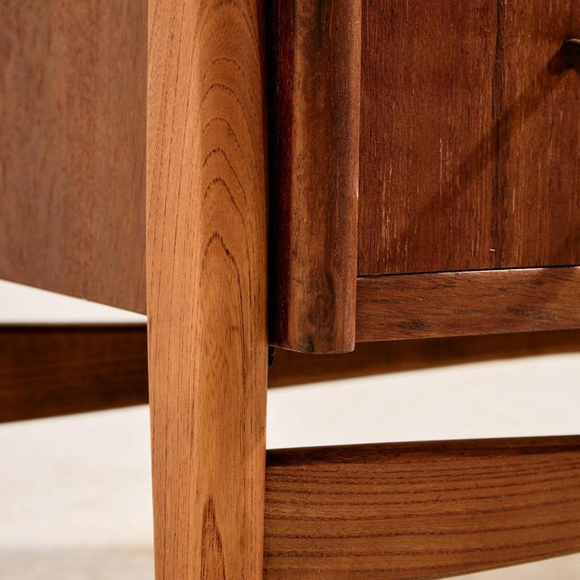 Teak and Oak Dresser, 1960s For Sale - Image 9 of 15