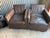 Animal Skin Authentic Cappellini Italy Leather Armchairs (2) - Modern Designer Furniture For Sale - Image 7 of 7