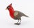 Red Sergio Bustamante Cardinal Sculpture For Sale - Image 8 of 10