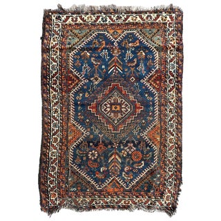 Antique Tribal Shiraz Rug, 1920s For Sale